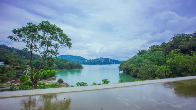 Time Lapse - Cloudscape of Sun Moon Lake, Taiwan - 4K