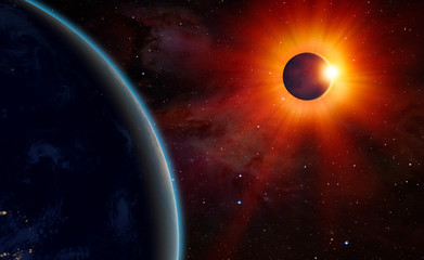 Obraz premium Solar Eclipse 