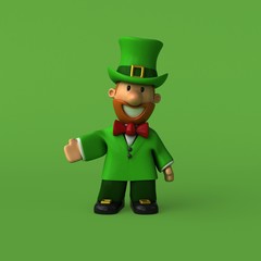 Leprechaun - 3D Illustration
