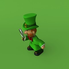 Leprechaun - 3D Illustration