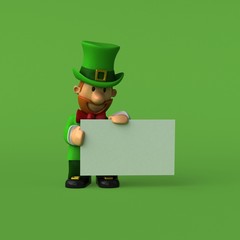 Leprechaun - 3D Illustration