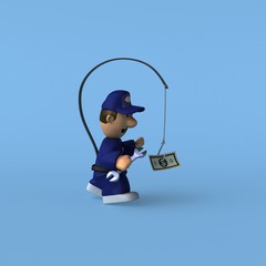 Mechanic - 3D Illustration