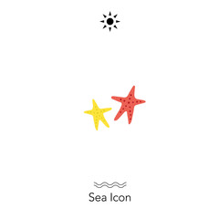 Obraz premium 海 アイコン