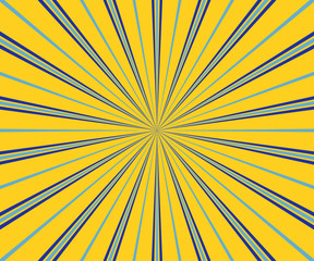 Sunburst background. Vector