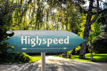 Schild 254 - Highspeed