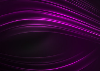 Fototapeta premium Glowing futuristic lines