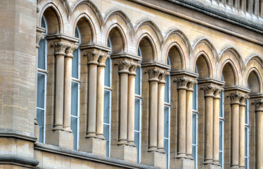 Old architecture in Nottingham, England..