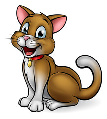 Cartoon Pet Cat Mascot