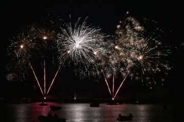 feu d'artifice Cancale
