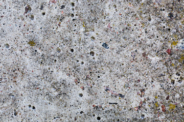 Old light gray concrete background of heterogeneous texture