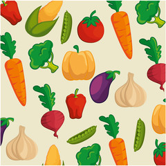 Fototapeta premium background of healthy vegetables vector illustration design 