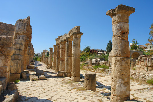 Roman Hippodrome in Tyre, Lebanon
