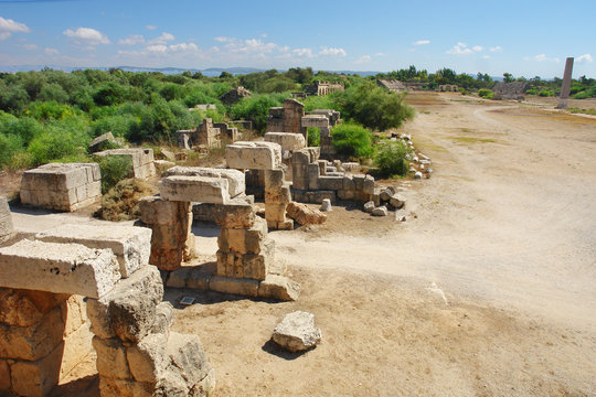 Roman Hippodrome in Tyre, Lebanon
