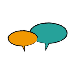 speech bubbles message communication chat