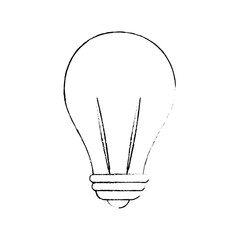 light bulb icon over white background vector illustration