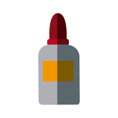 glue bottle utensil school tool icon