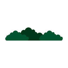 Fototapeta premium bushes icon over white background vector illustration