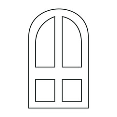 window icon over white background vector illustration