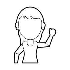 Obraz premium woman avatar vector illustration