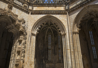 Obraz premium Batalha monastery, in Batahla, Portugal