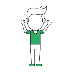 man vector illustration
