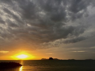 закат на Сиамском заливе