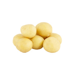 Bunch of sweet potatoes, isolated on white