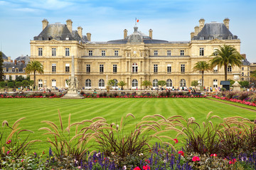 Obraz premium Luxemburg Palace And Garden, Paris.