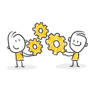 Strichfiguren / Strichm&auml;nnchen: Strategie, Arbeit, planen. (Nr. 28)