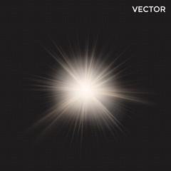 Fototapeta premium starburst light vector