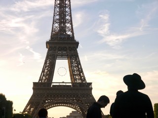 Eiffel Tower in Bastille Day/Champ de Mars,Paris