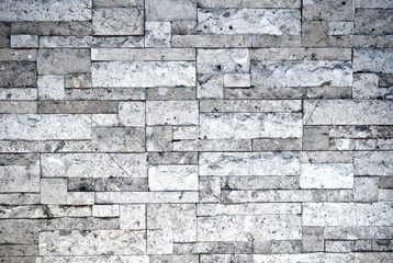 Puzzle brick grunge texture wall background. Haunt and horror. Rough and mess. Close up.