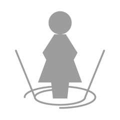 Woman pictogram symbol