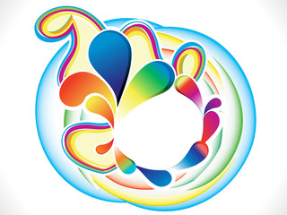 abstract artistic colorful explode