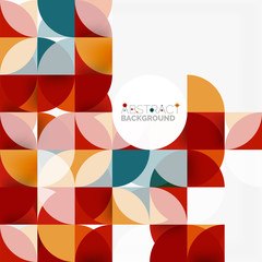 Obraz premium Modern geometrical abstract background circles