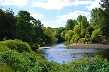 Fototapeta na wymiar The River Irwell in North West England.