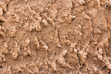 section texture Layered soil of earth underground
