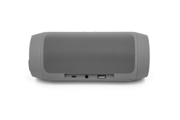 Bluetooth portable speaker on white
