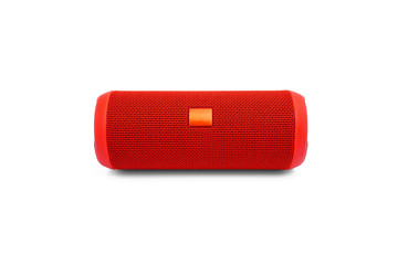 Bluetooth portable speaker on white