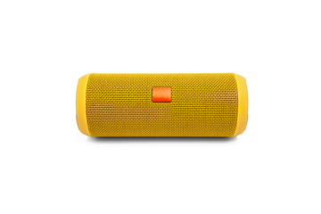 Bluetooth portable speaker on white