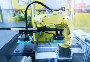 Fototapeta premium Controler of robotic hand