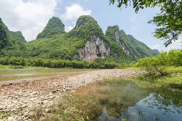 landscape in Yangshuo Guilin, China