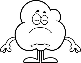 Sad Cartoon Popcorn