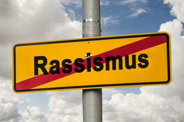 Schild 244 - Rassismus