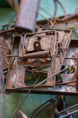 vintage hardware at a flea market