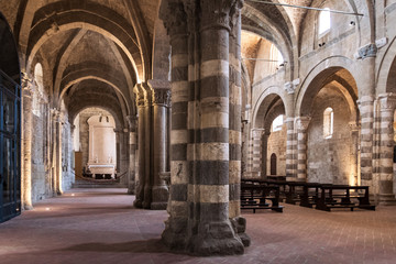 Fototapeta premium The Duomo of Sovana (cathedral of Saints Peter and Paul) is one of the most important Gothic Romanesque buildings of all Tuscany.