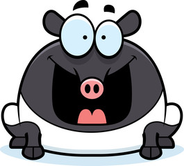 Happy Cartoon Tapir