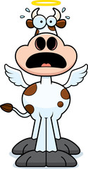 Obraz premium Scared Cartoon Holy Cow