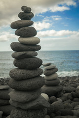 Fototapeta na wymiar beach stones