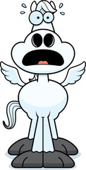 Scared Cartoon Pegasus